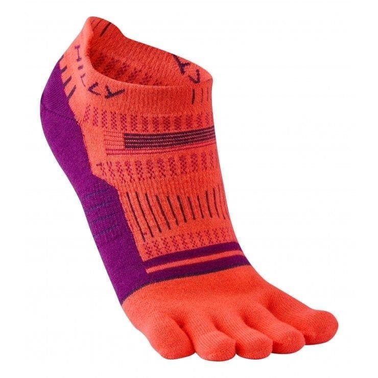 🥇 Calcetines con dedos - Mujer - Toe Socklet - Naranjo/Morado - Hilly -  Run Store Chile