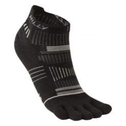 🥇 Calcetines con dedos - Toe Socklet - Negro/Gris - Hilly - Run