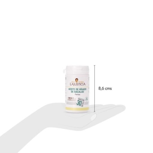 Aceite de Hígado de Bacalao 90 Perlas - Suplemento Omega-3, Vitamina A y D - Ana María Lajusticia - Imagen 5