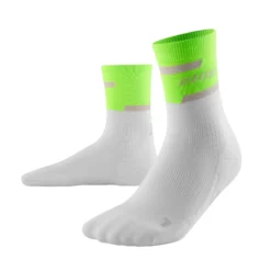Calcetines de compresión media caña 4.0 – Hombre Verde/Lima Blanco - CEP