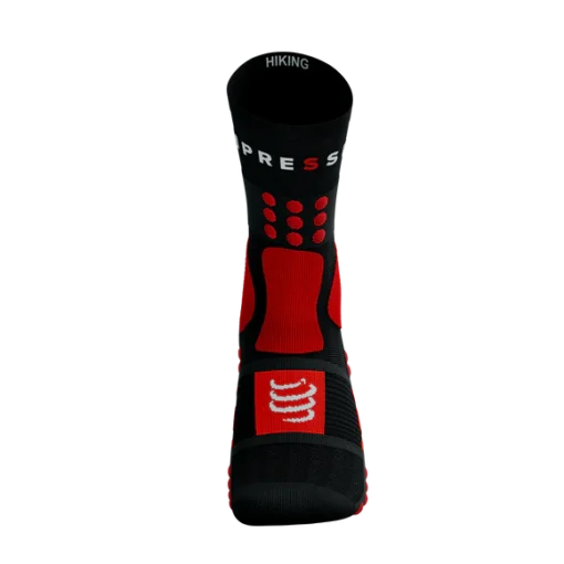 Calcetines Hiking socks Black Core Red/White - Compressport - Imagen 4