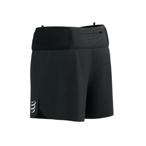 Short de Trail Running Compressport Trail Racing Overshort Hombre Negro - Imagen 3