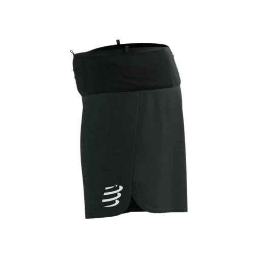 Short de Trail Running Compressport Trail Racing Overshort Hombre Negro - Imagen 4