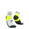 Ultra Trail Low Socks White/Black/Safety Yellow Compressport