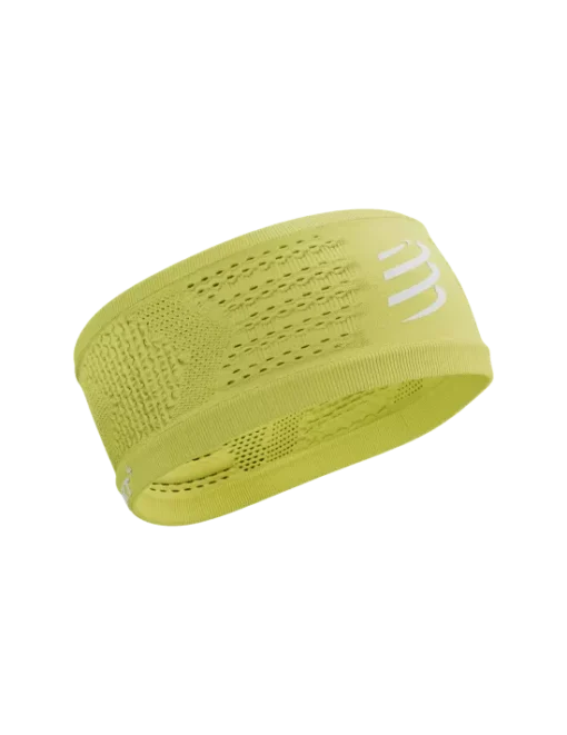Headband Deportivo On/Off Compressport Unisex Verde Brillante