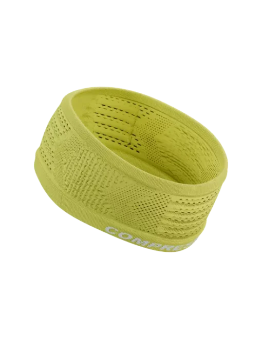 Headband Deportivo On/Off Compressport Unisex Verde Brillante - Imagen 2