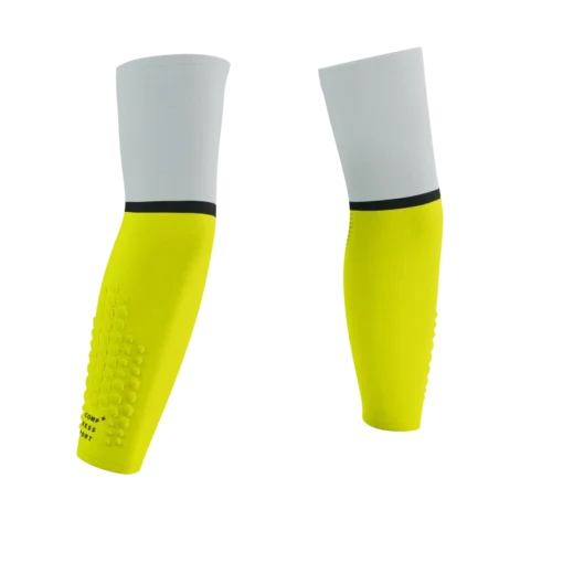 Mangas de Compresión Ultraligeras Compressport Amarillo