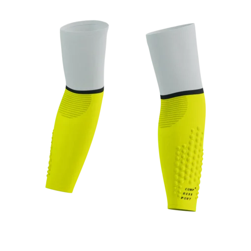 Mangas de Compresión Ultraligeras Compressport Amarillo - Imagen 2