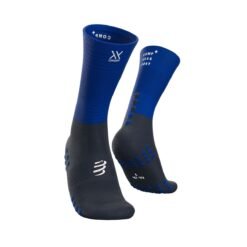 Calcetines de Running Medios Compressport Azules