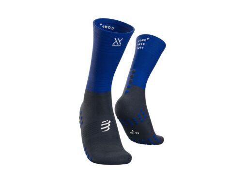 Calcetines de Running Medios Compressport Azules