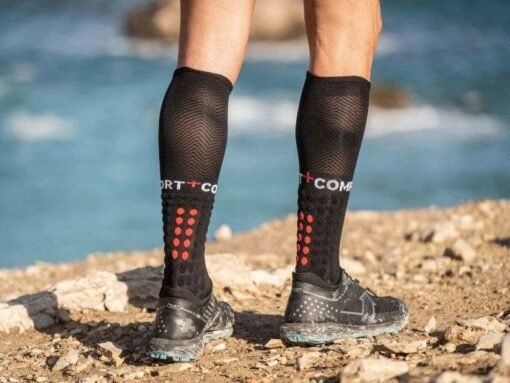 Calcetas de Compresión Running Compressport Negras - Imagen 3