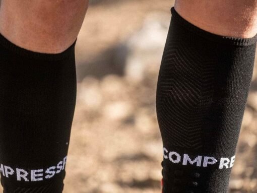 Calcetas de Compresión Running Compressport Negras - Imagen 4