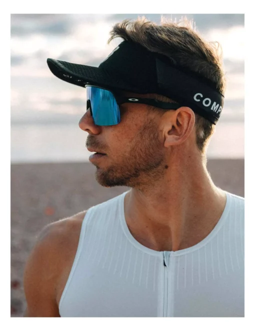 Visera de Running Ultralight Compressport Unisex Negra - Imagen 4