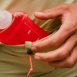Botella Hidratación Running Compressport Unisex Rojo Válvula Rápida 4