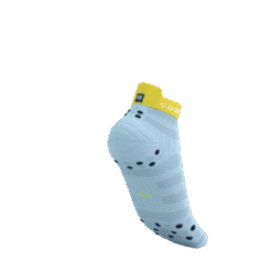 Imagen de Calcetines Running Compressport Unisex Azul Amarillo Ultraligero 3