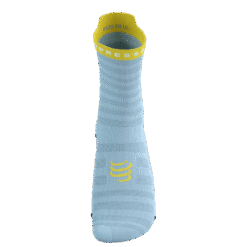 Imagen de Calcetines Running Compressport Unisex Azul Amarillo Ultraligeros Transpirables 3