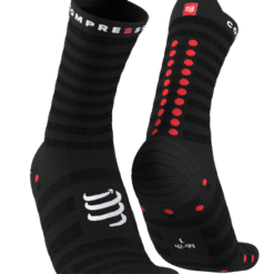 Imagen de Calcetines Running Compressport Unisex Negro Rojo Ultraligeros Transpirables