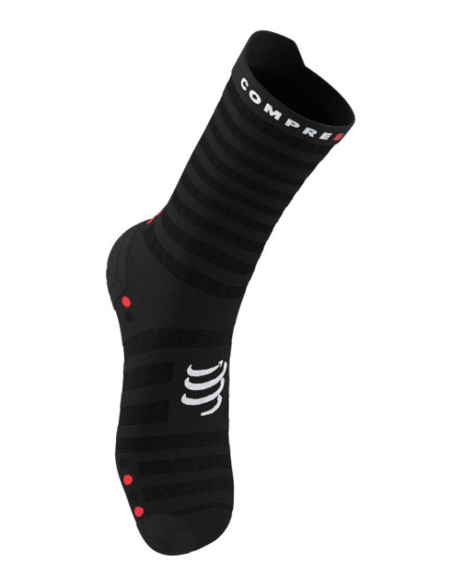 Imagen de Calcetines Running Compressport Unisex Negro Rojo Ultraligeros Transpirables2