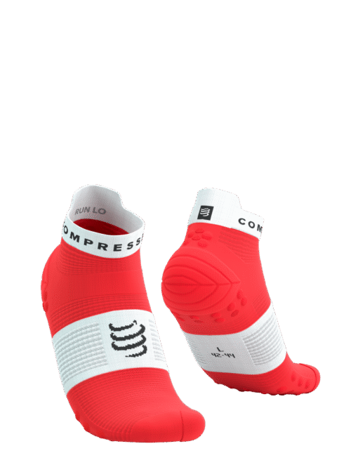 Imagen de Calcetines Running Compressport Unisex Rojo Blanco Antibampollas