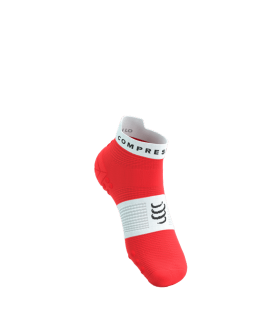 Imagen de Calcetines Running Compressport Unisex Rojo Blanco Antibampollas2