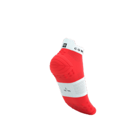 Imagen de Calcetines Running Compressport Unisex Rojo Blanco Antibampollas 4