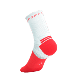 Imagen de Calcetines Running Compressport Unisex Rojo Fluo Antideslizante 4