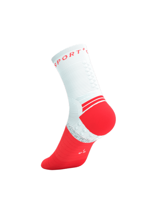 Imagen de Calcetines Running Compressport Unisex Rojo Fluo Antideslizante 4