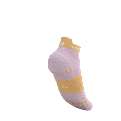 Imagen de Calcetines Running Compressport Unisex Rosado Naranja Antiamolla Transpirables 4