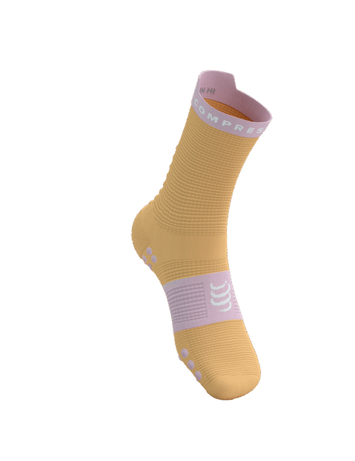 Imagen de Calcetines Running Unisex Compressport Naranjo Rosado Antiamollas2