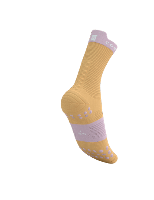 Imagen de Calcetines Running Unisex Compressport Naranjo Rosado Antiamollas 4