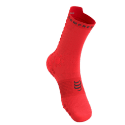 Imagen de Calcetines Trail Running Compressport Unisex Rojo Negro Amortiguación 2