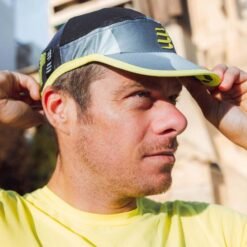 Gorra Running Compressport Unisex Blanca Ventilada 3