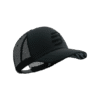 Gorra Running Compressport Unisex Negro Reflectante Ajustable 1