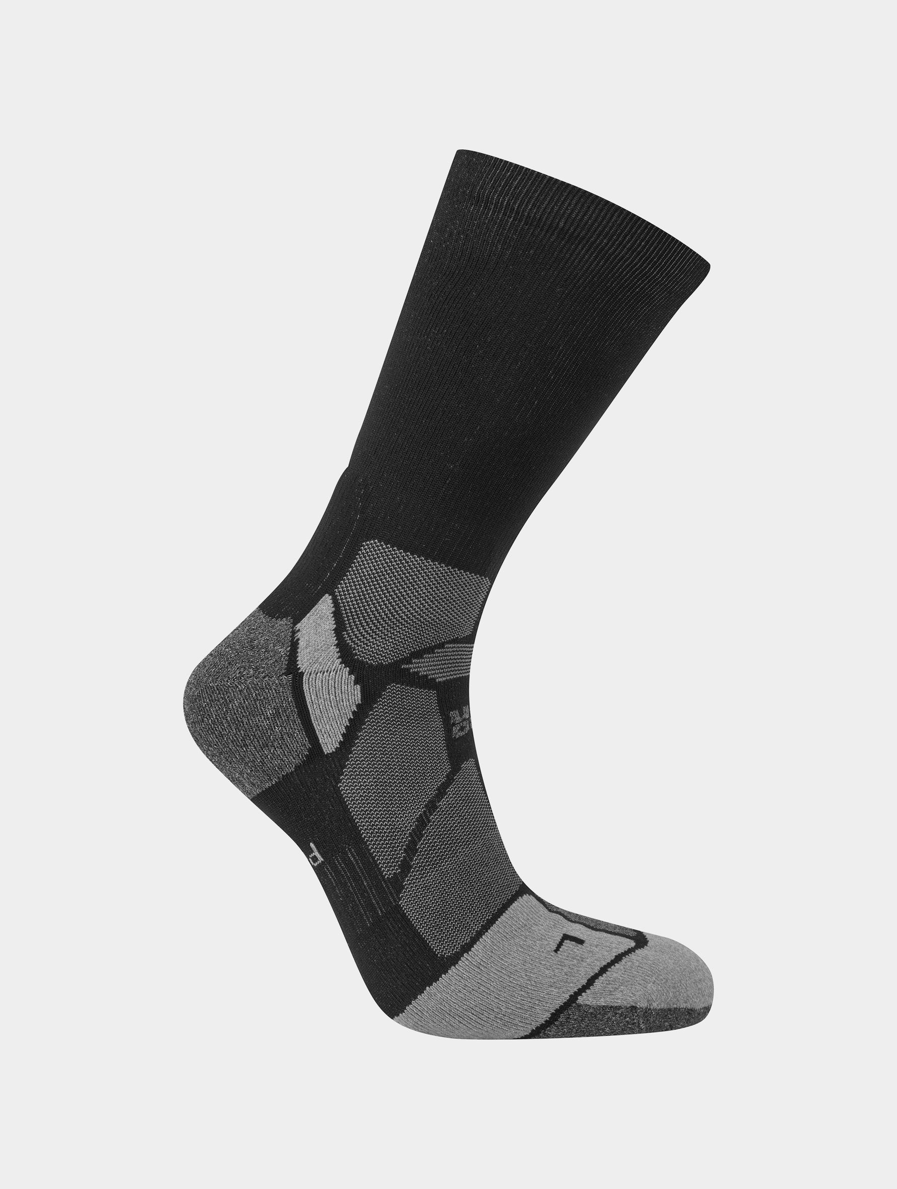 Calcetines Running Caña Alta Hilly Marathon Fresh Crew Negro Gris Control de Olores Permanente - Imagen 5