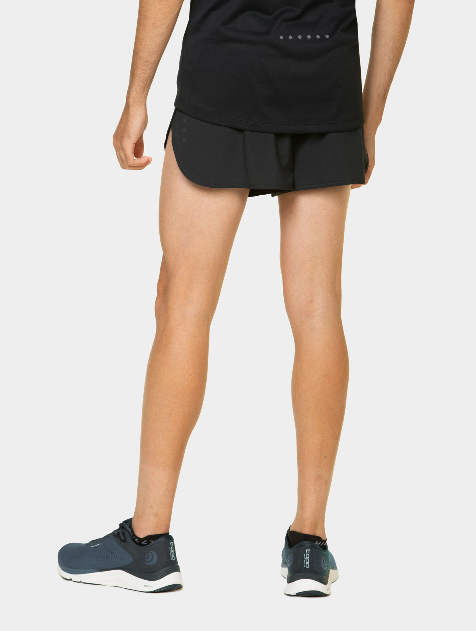 Short Competencia Running Ronhill Core Racer Hombre Negro - Imagen 2
