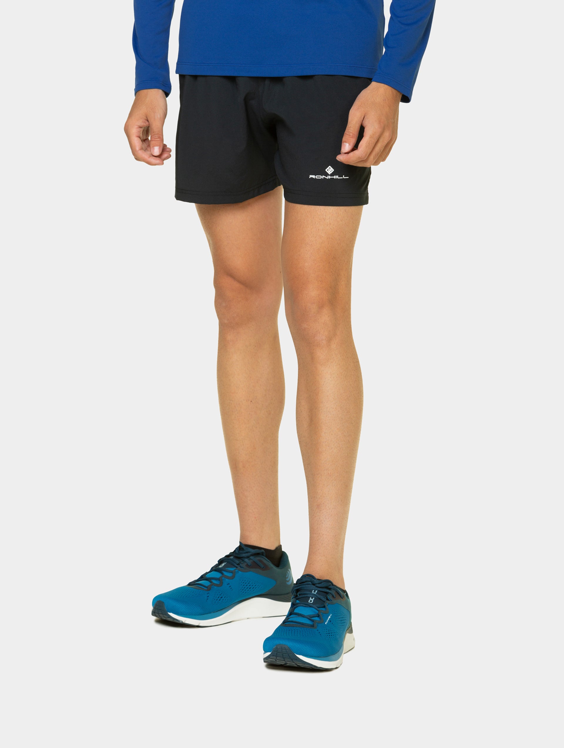 Short Running Ronhill Core 5" Hombre Negro