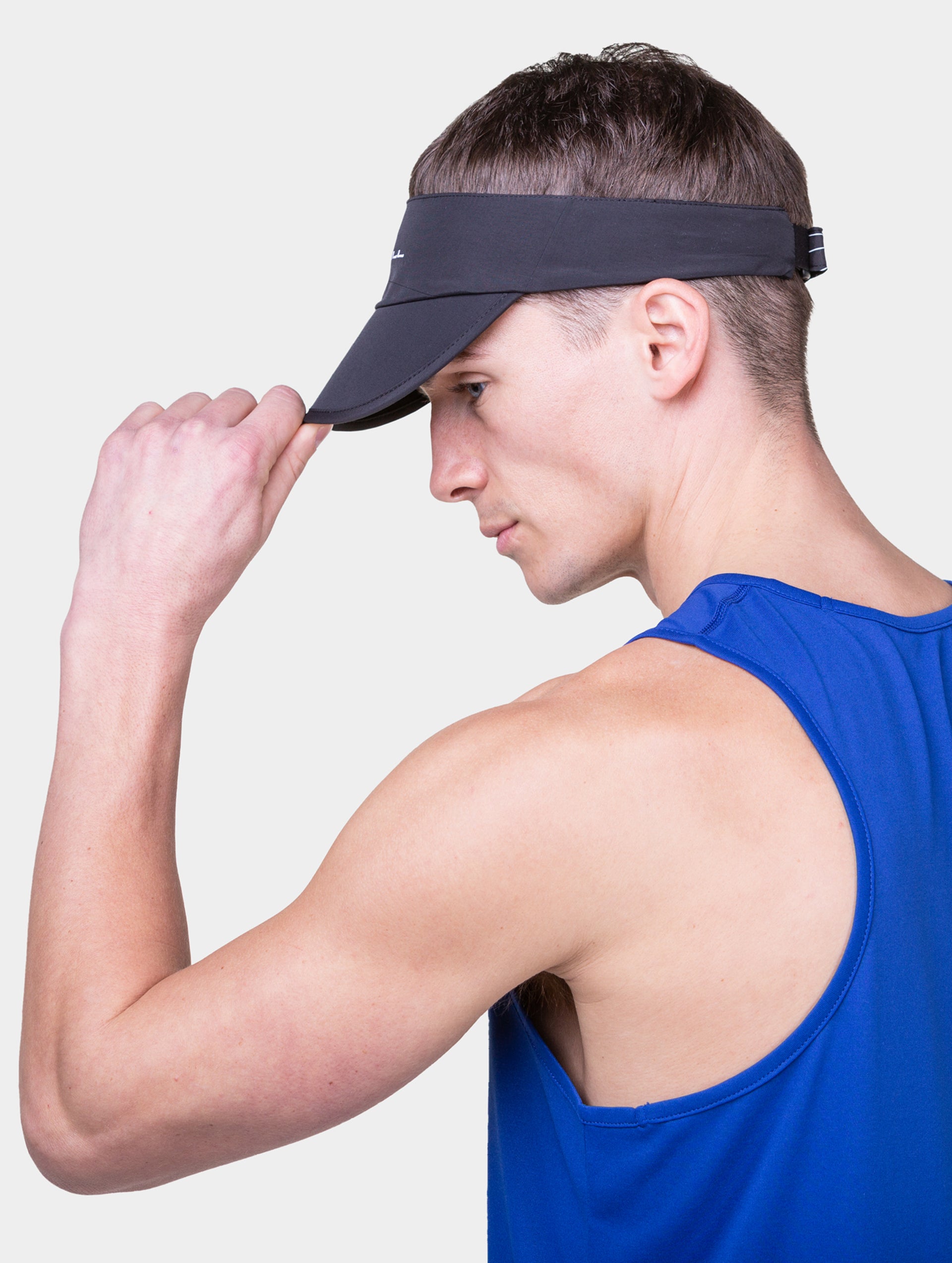 Visera Running Ronhill Sunlight Unisex Negro - Imagen 3