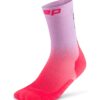 Calcetines Compresión Running CEP Core Run Gradient Mid Cut 5.0 Unisex Rosa Lila