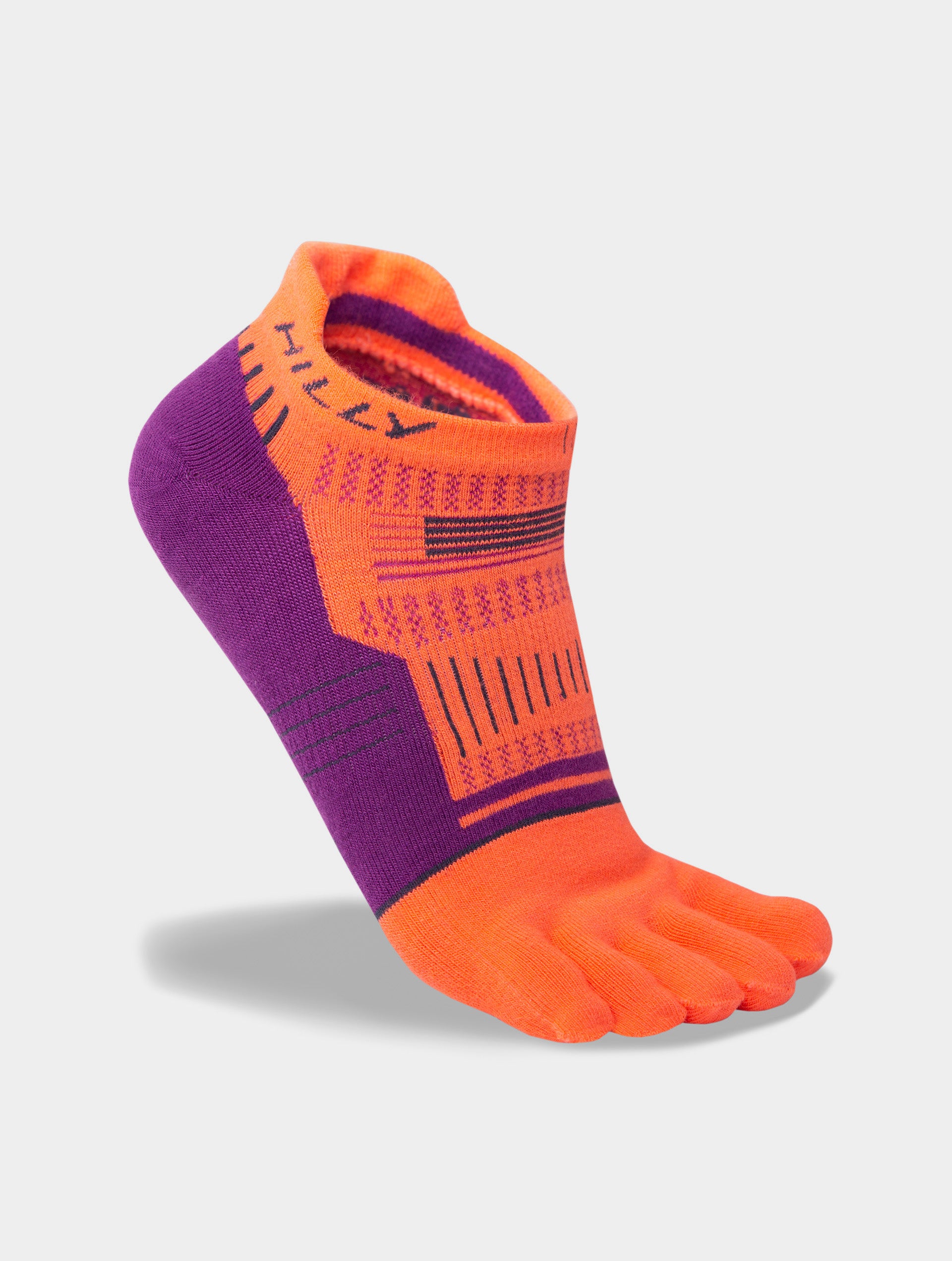 Calcetines con Dedos Hilly Toe Socklet Mujer Coral/Ciruela/Carbón - Imagen 2