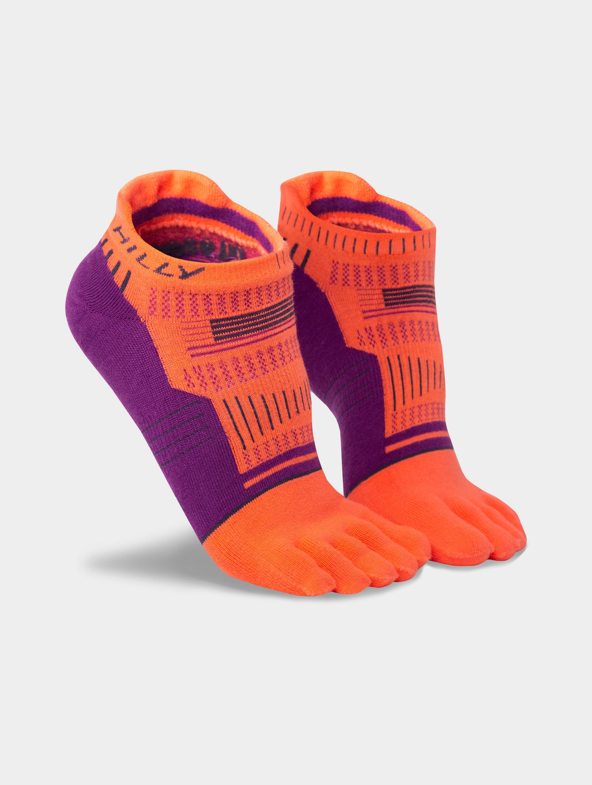 Calcetines con Dedos Hilly Toe Socklet Mujer Coral/Ciruela/Carbón - Imagen 4