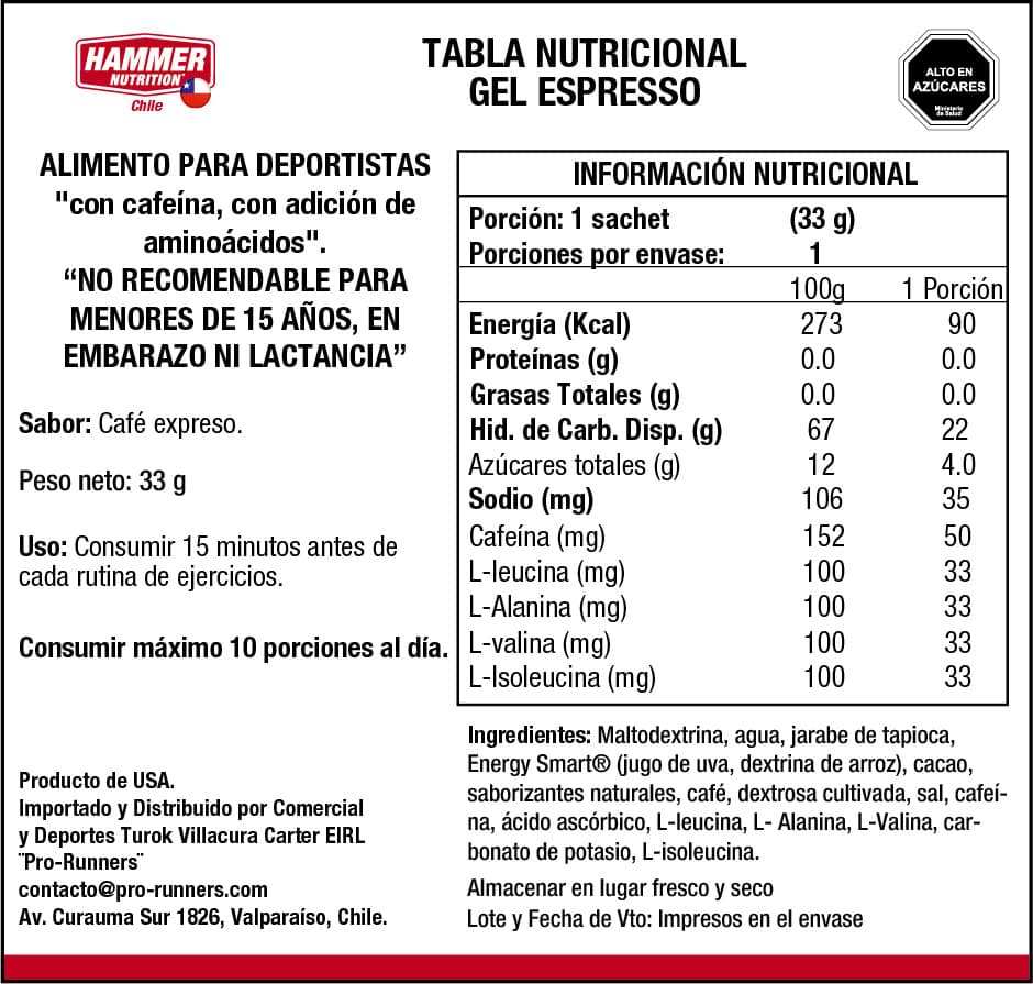 Kit Hammer Gel® Hammer Nutrition 10 Singles — Degustación de Sabores - Imagen 5