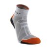Calcetines Running Hilly Marathon Fresh Anklet Gris/Naranja/Negro Talla S
