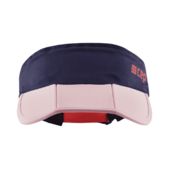 Visor de Running CEP The Run Unisex Azul Oscuro/Crema