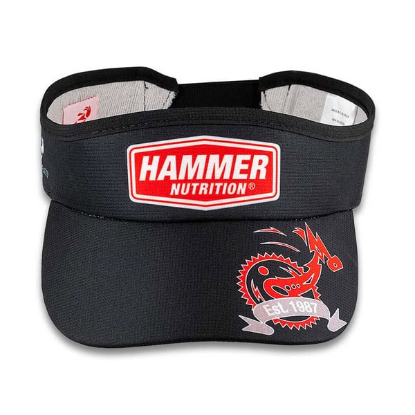 Visera Headsweat® Negro Hammer Nutrition Talla Única