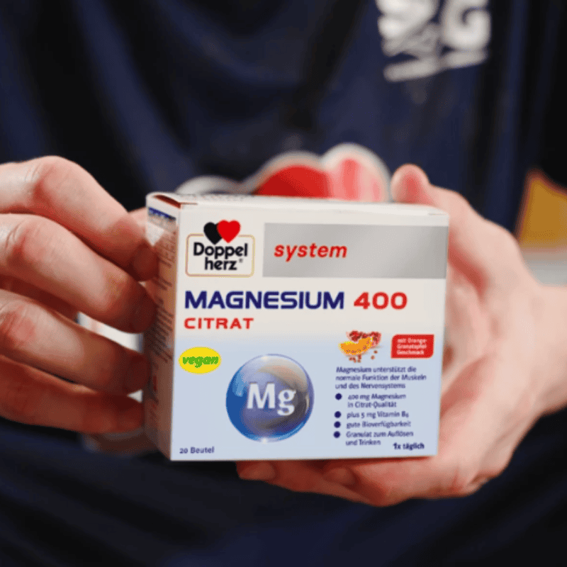 Citrato de Magnesio 400 mg Doppelherz® 20 Sobres Sabor Naranja-Granada - Imagen 2
