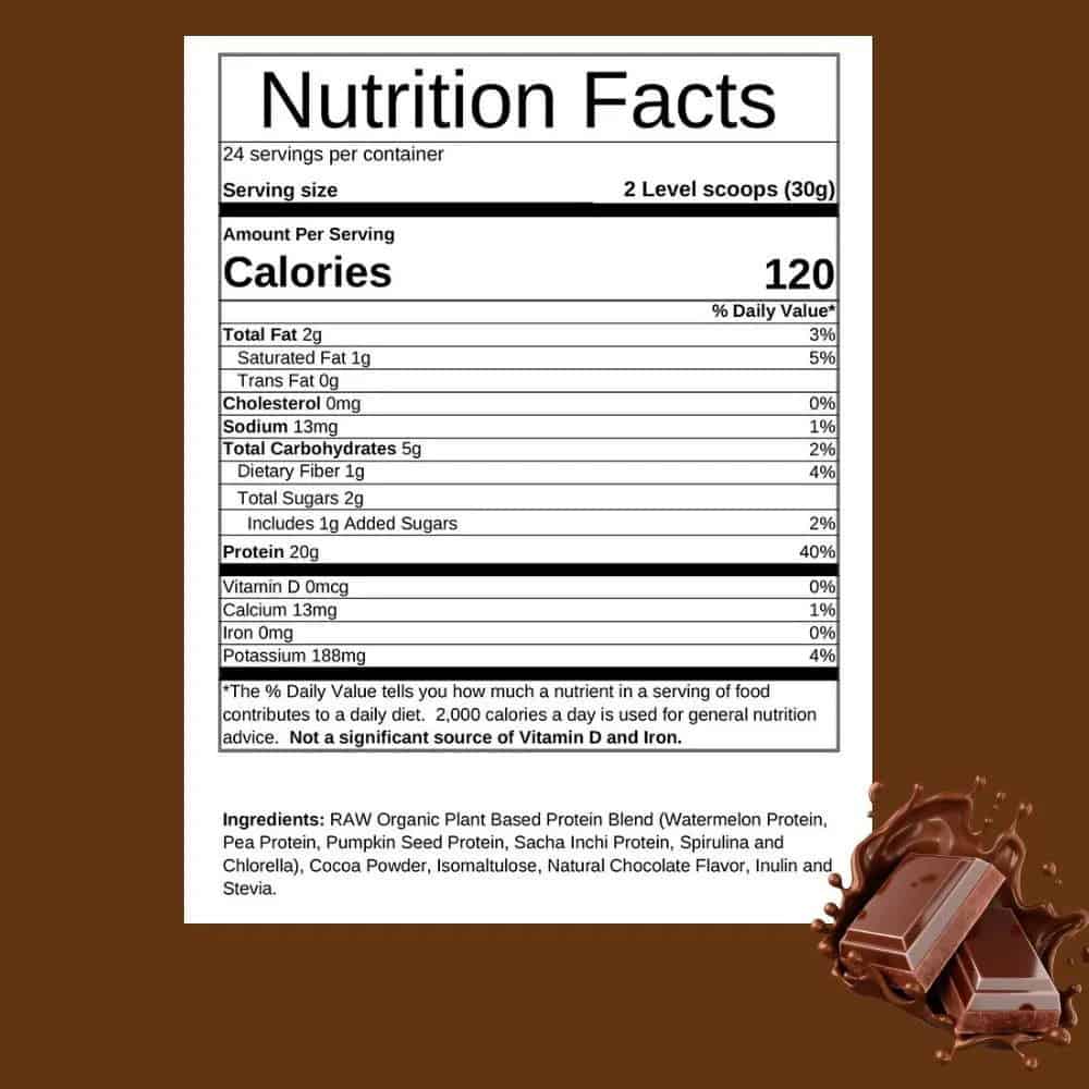 Proteína Vegetal Chocolate Hammer Nutrition 24 Porciones - Imagen 2