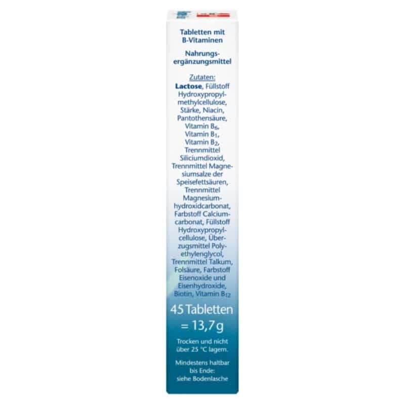 Complejo B + Ácido Fólico DEPOT Doppelherz® 45 Tabletas - Imagen 2