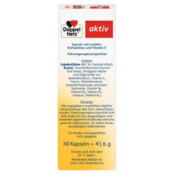 Alternative view of Lecitina + Vitaminas B Doppelherz® 40 Cápsulas Blandas
