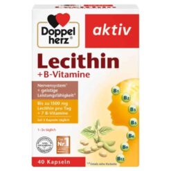 Lecitina + Vitaminas B Doppelherz® 40 Cápsulas Blandas