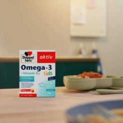 Alternative view of Omega 3 + Vitamina D3 Kids Doppelherz® 27 Tabletas Blandas Sabor Fresa-Cítricos